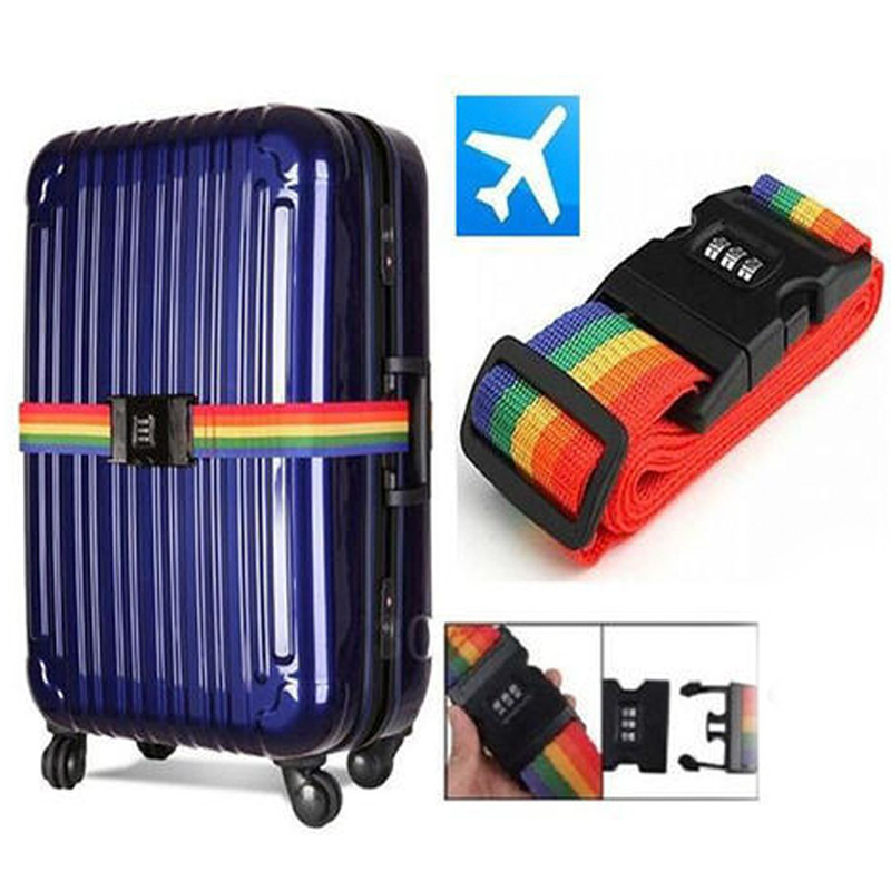 luggage strap with combination lock