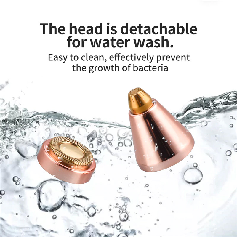 Blawless Rechargeable 2 in 1 Eyebrow Trimmer and Facial Hair Remover