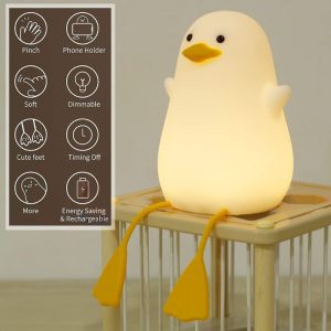Cute Duck Baby Night Light USB Rechargeable