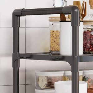 Multi-Layer Microwave Oven Rack with Removable Structure