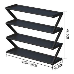 Multi-Layer Plastic Shoe Rack Organizer