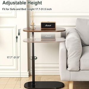 C Shaped Side Table
