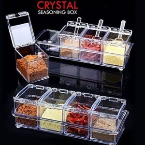 4 in 1 Transparent Seasoning Box Set