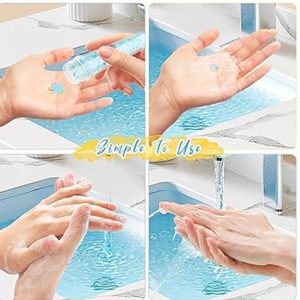 Soft Paper Soap Flower Design Tube Shape Bottle