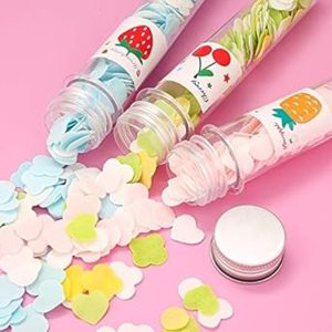 Soft Paper Soap Flower Design Tube Shape Bottle