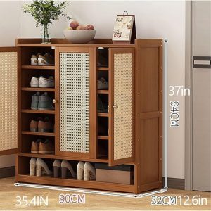 Front Shoe Organizer Cabinet