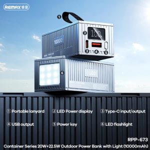 Remax RPP-673 Outdoor Power Bank